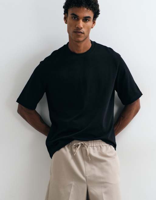 Mango t-shirt in black , 3 of 5