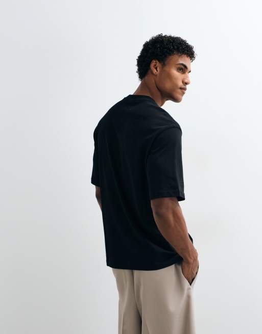 Mango t-shirt in black , 5 of 5
