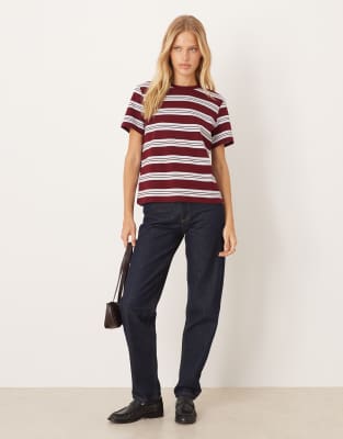 Mango T-shirt In Red