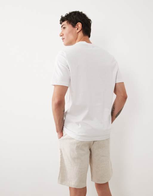 Mango - T-shirt slim classica bianca, 3 di 5