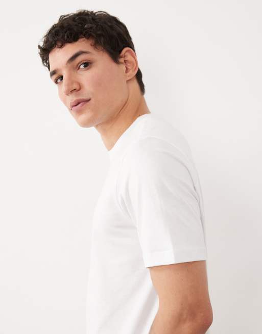 Mango - T-shirt slim classica bianca, 4 di 5