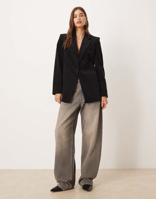 Mango tailored blazer in black, 2 of 4