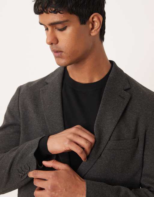 Mango tailored blazer in gray, 5 of 5