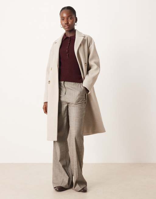 Mango tailored coat in beige, 2 of 4