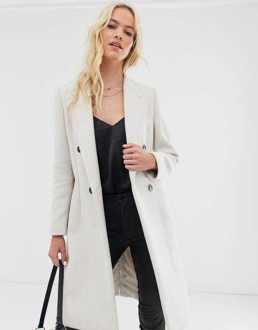 Cream tailored outlet coat