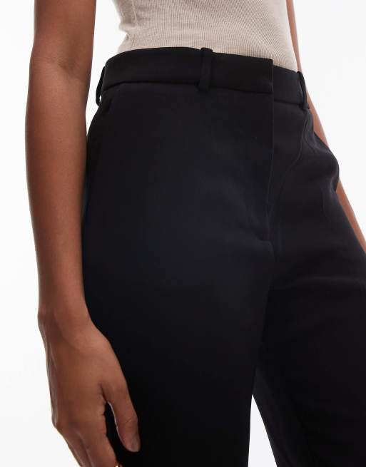 Mango tailored flare trouser co-ord in black, 3 of 5