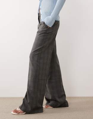 Mango Tailored Flared Pants In Black