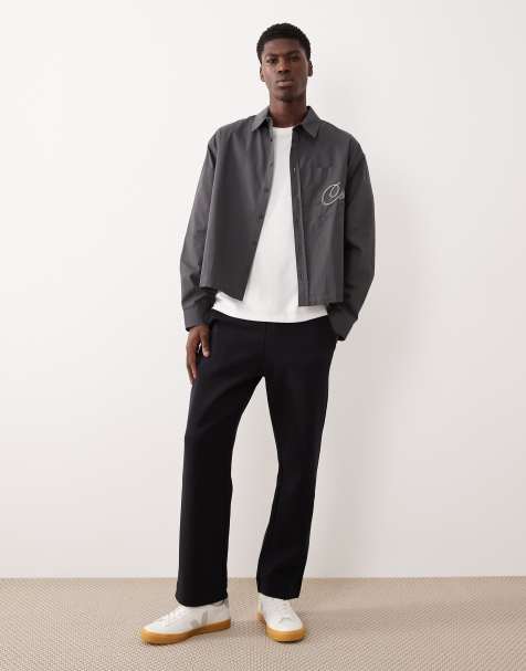 Mango tailored jogger in navy