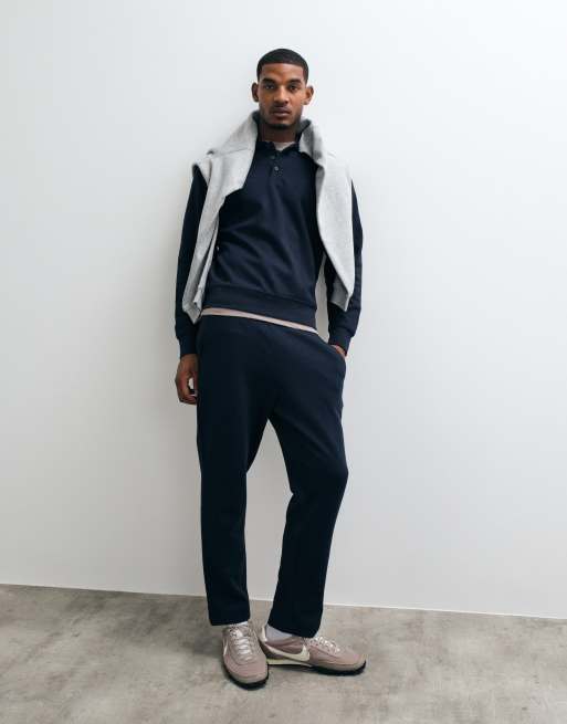 Mango tailored jogger in navy, 3 of 5