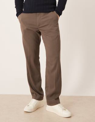 Mango Tailored Pants In Brown