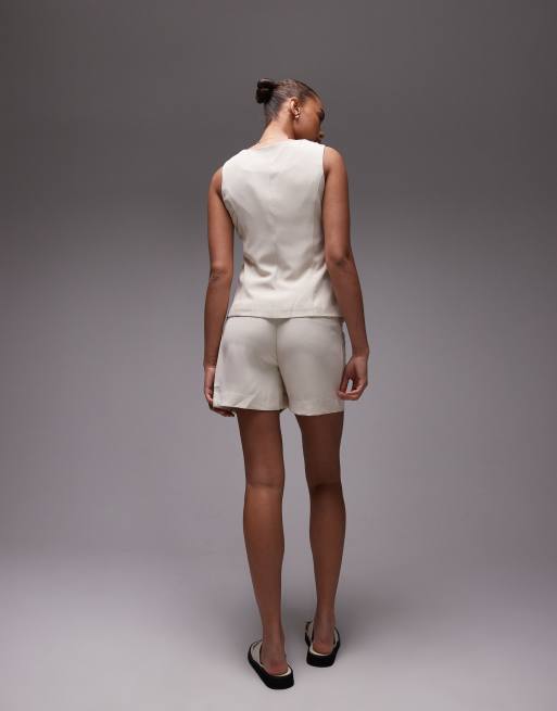 Mango tailored short in beige - part of a set, 4 of 5