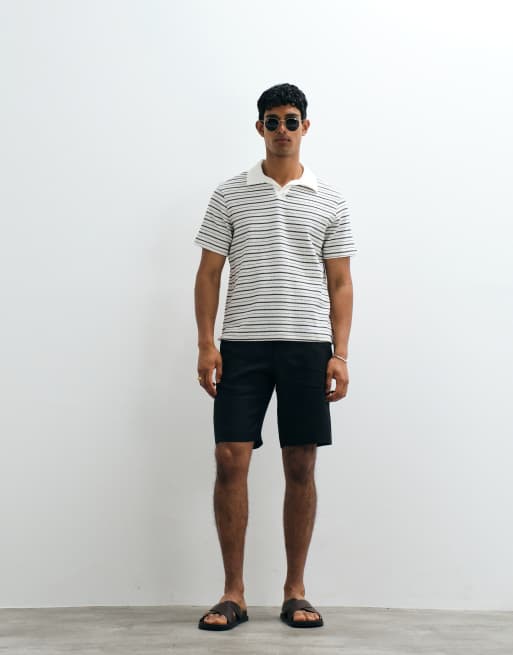 Mango tailored shorts in black, 4 of 5