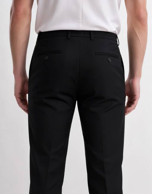 Mango tailored slim fit pants in black, 7 of 10
