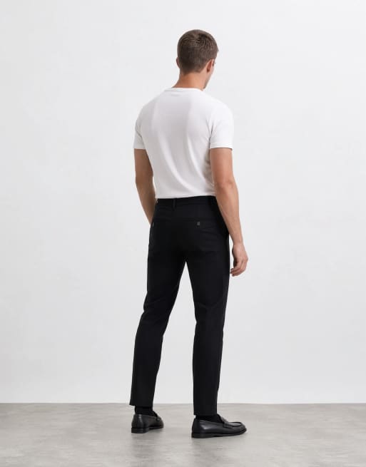 Mango tailored slim fit pants in black, 9 of 10