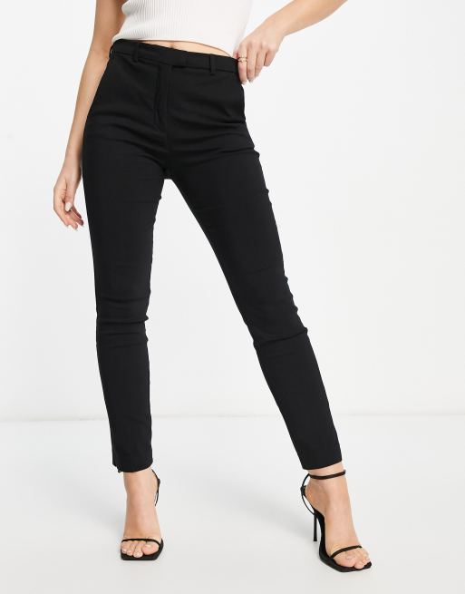 Skinny leg black trousers new arrivals