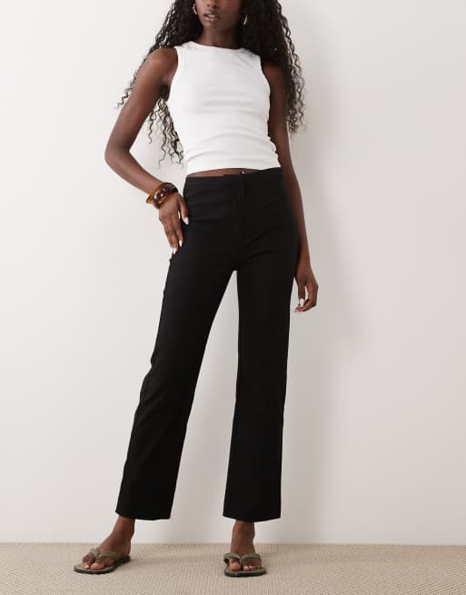 Mango tailored slim trouser in black, 2 of 5