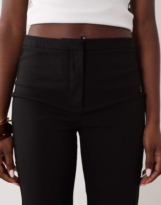 Mango tailored slim trouser in black, 4 of 5
