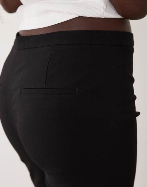 Mango tailored slim trouser in black, 5 of 5