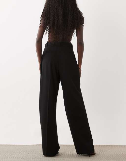 Mango tailored straight trouser in black, 5 of 5