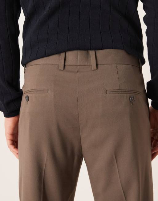 Mango tailored trouser in brown, 5 of 5