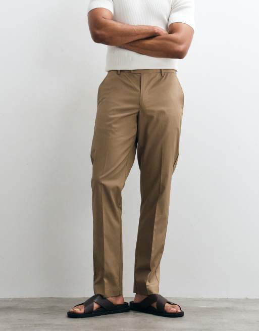 Mango tailored trouser in mushroom, 2 of 5