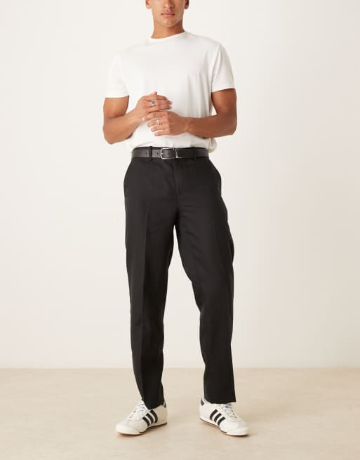 Mango tapered tailored trouser in black, 2 of 5