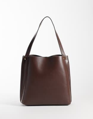 Mango - Tasche in Braun-Brown
