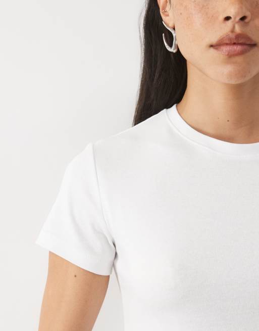 Mango Teen baby tee in white, 2 of 4