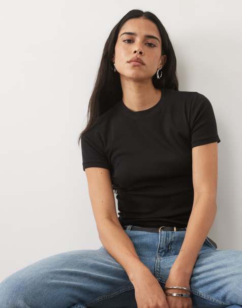Mango Teen baby tee nero - view 1
