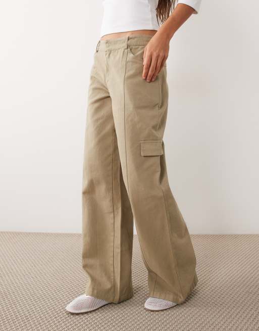 Mango Teen Cargo-Hose in Beige, 5 von 5