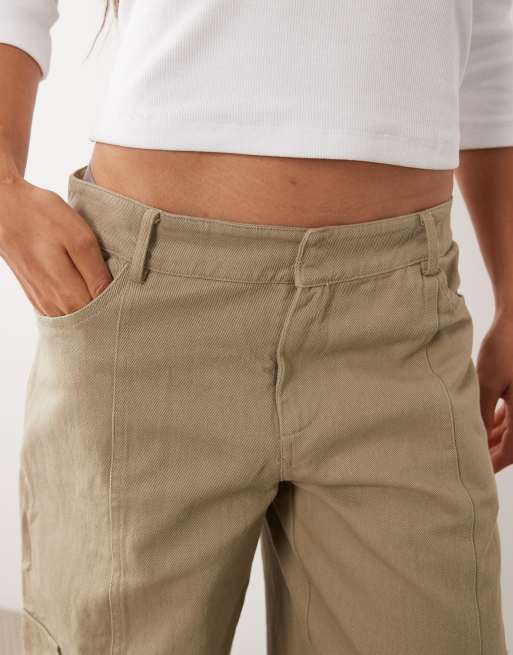 Mango Teen cargobukser i beige, 2 af 5