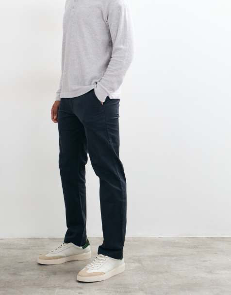 Mango Teen chino in navy - view 1