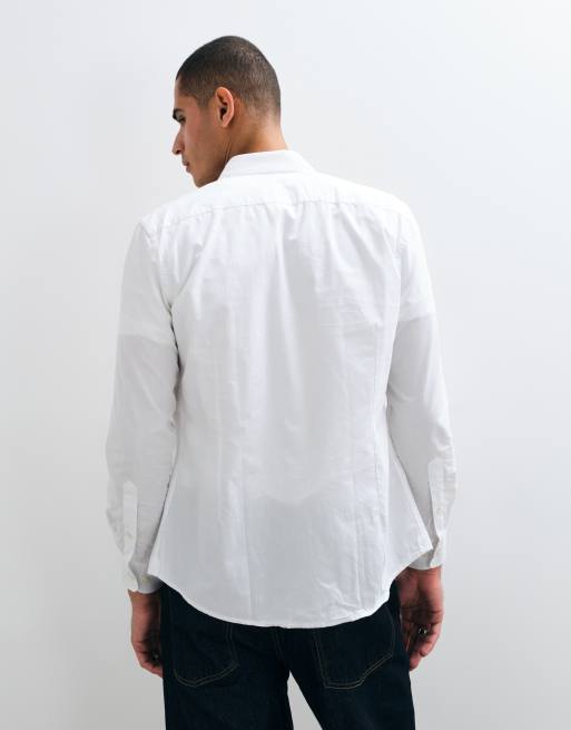 Mango Teen classic shirt in white, 3 of 5