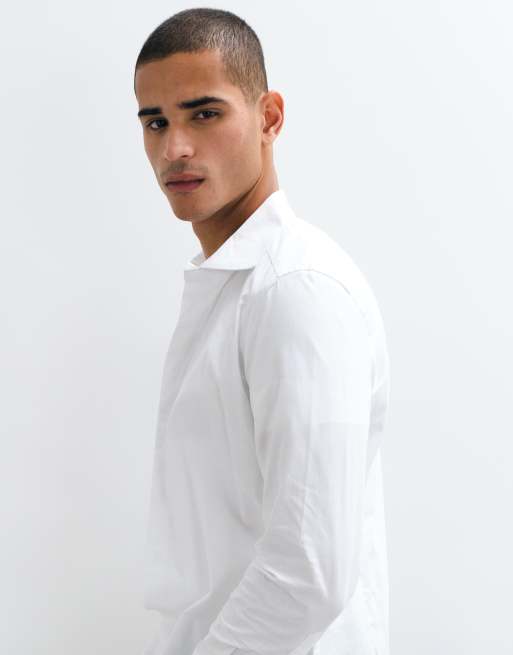 Mango Teen classic shirt in white, 4 of 5