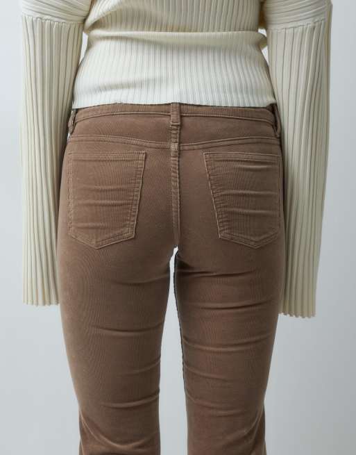 Mango Teen cord flared jean in camel, 5 of 5