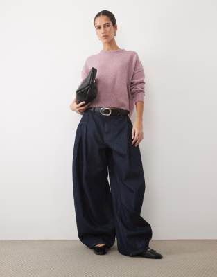 Mango Teen Crew Neck Sweater-pink