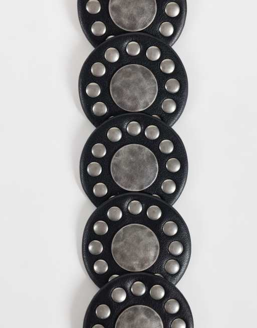 Mango Teen disc belt in black, 3 of 3