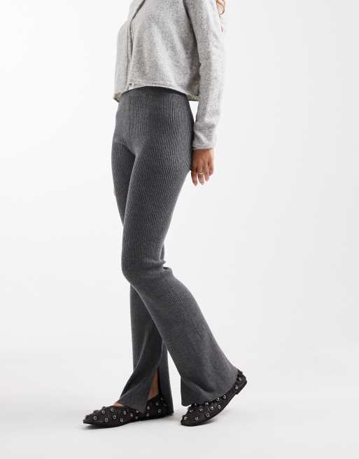 Mango Teen flared leggings in grey , 4 of 5