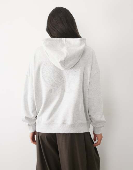 Mango Teen hoodie in grey, 3 of 4