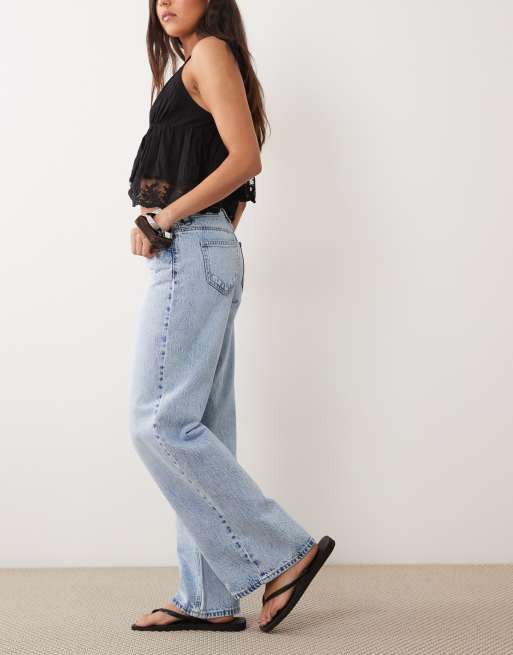 Mango Teen - Jean large - Bleu clair, 2 de 5