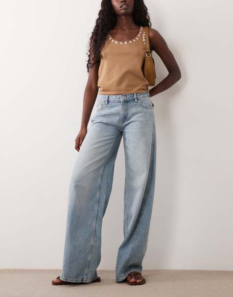 Mango Teen - Jeans a zampa azzurri - view 1