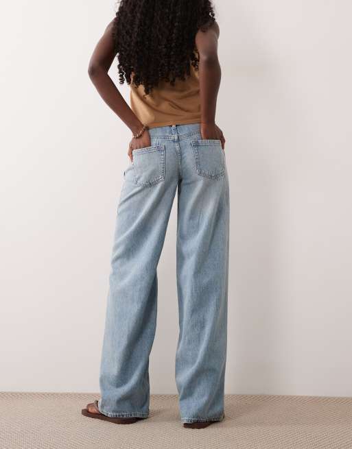 Mango Teen jeans barrel w jasnoniebieskim kolorze, 2 z 5