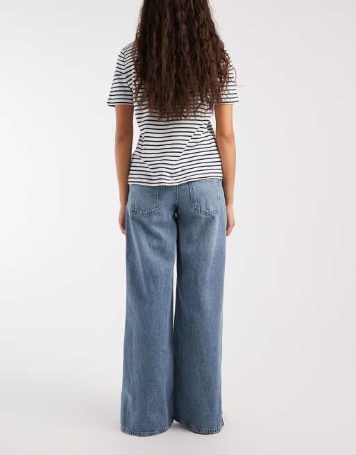 Mango - Teen - Jeans dritti azzurri con spacco sul fondo, 3 di 5