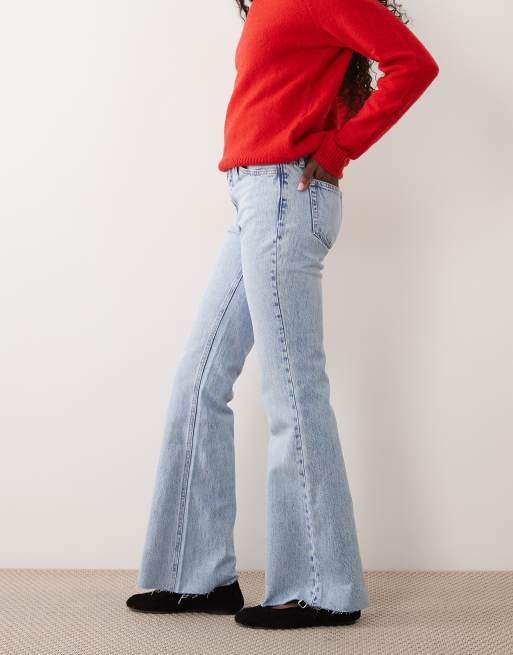 Mango Teen jeans med svaj i lyseblå vask, 3 af 5