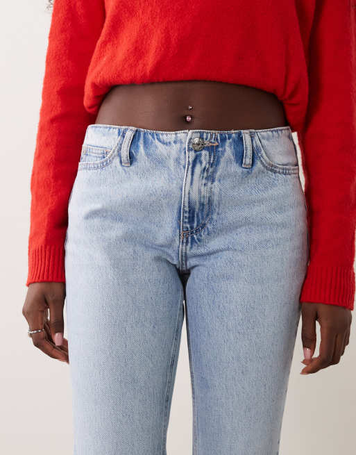 Mango Teen jeans med svaj i lyseblå vask, 5 af 5