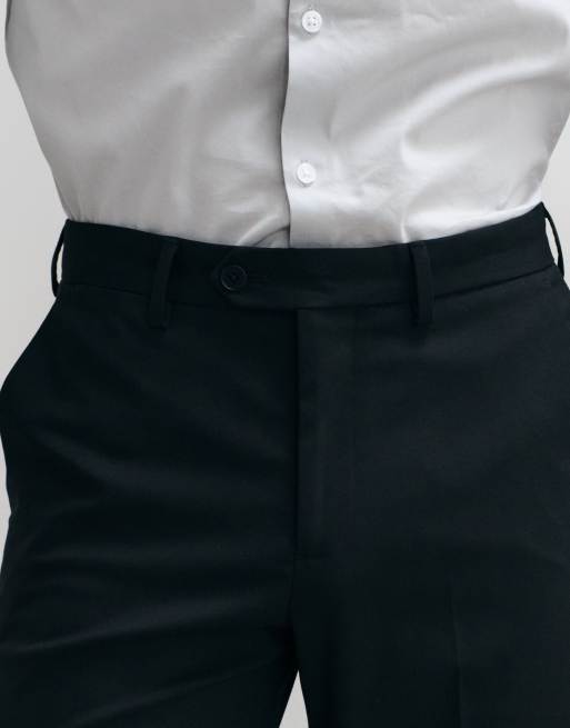 Mango Teen Jorge tailored straight trouser co-ord in black, 4 of 5