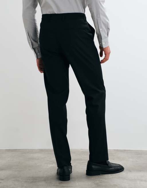 Mango Teen Jorge tailored straight trouser co-ord in black, 5 of 5