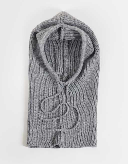 Mango Teen knitted snood in gray, 3 of 3