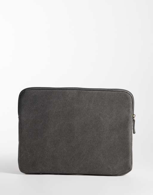 Mango Teen laptophoes met sterdetail in grijs, 3 van 4