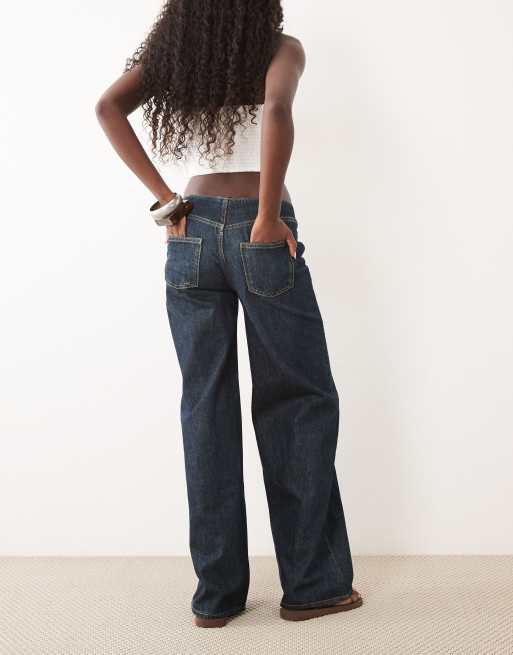 Mango Teen lige jeans i mellemblå, 2 af 5